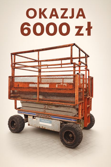 sprzedam wózek nożycowy podnosnik platformę
