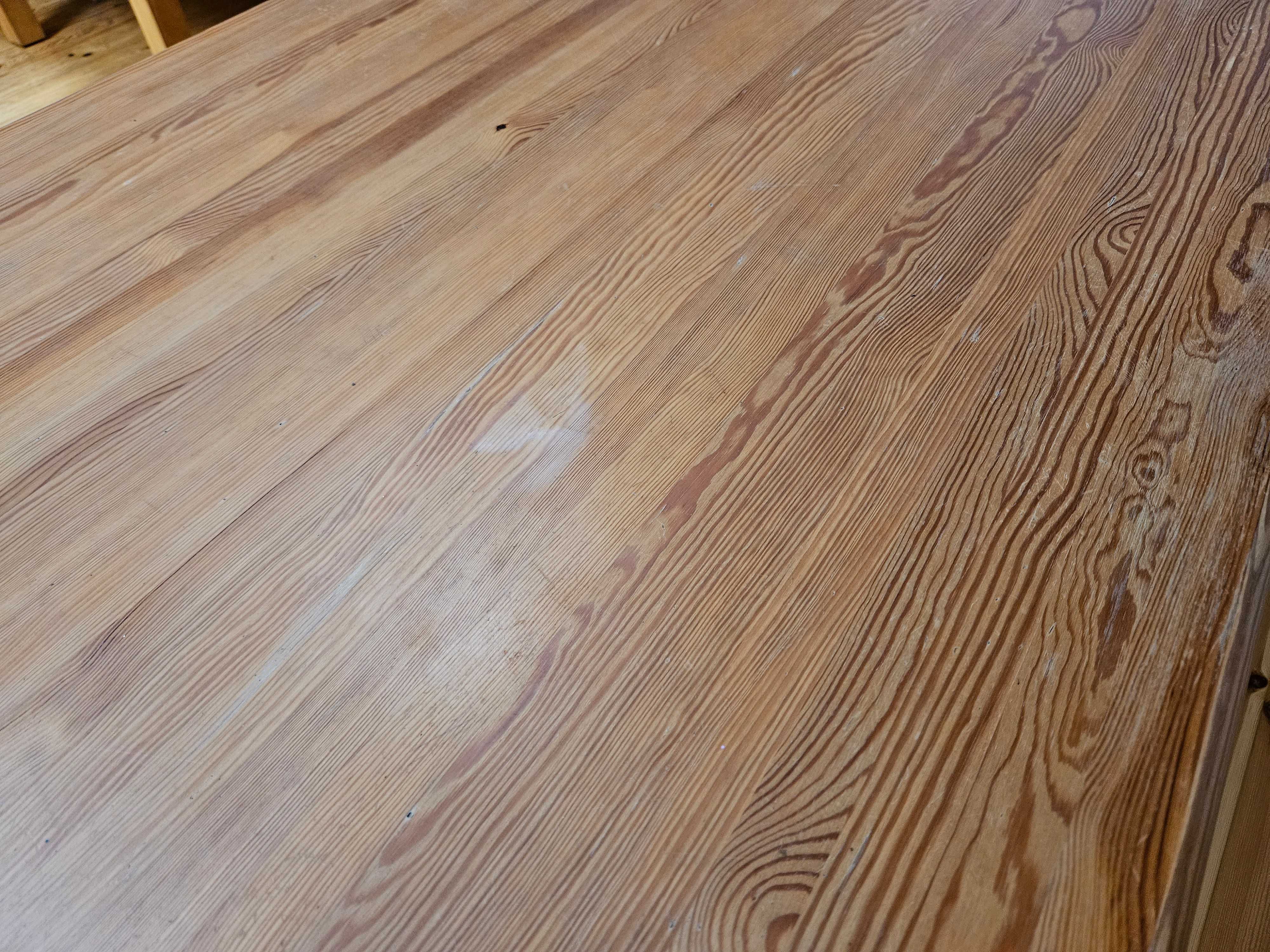 Drewniany stół do jadalni, lite drewno sosnowe 160x85
