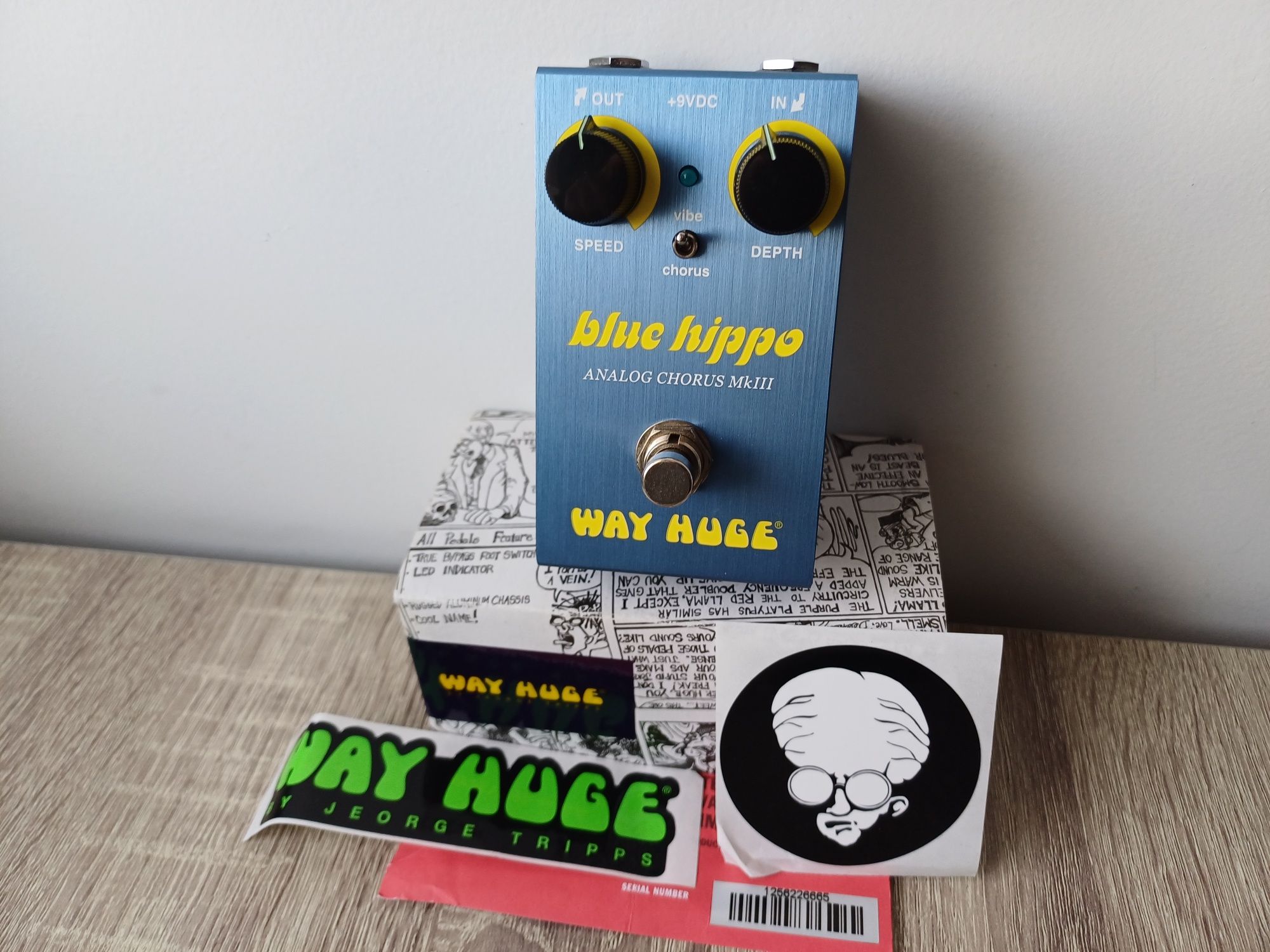Dunlop Way Huge Blue Hippo MK-III Analog Chorus / Vibe (WM61)