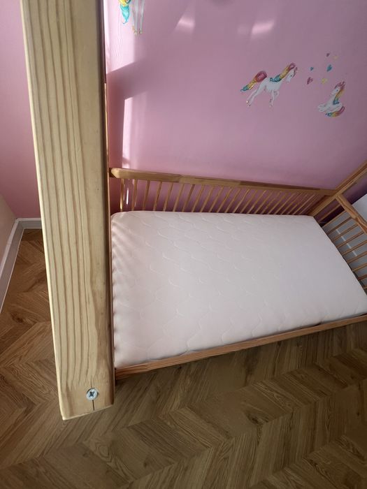 Łóżko domek Pioli 190/100 plus materac piankowy