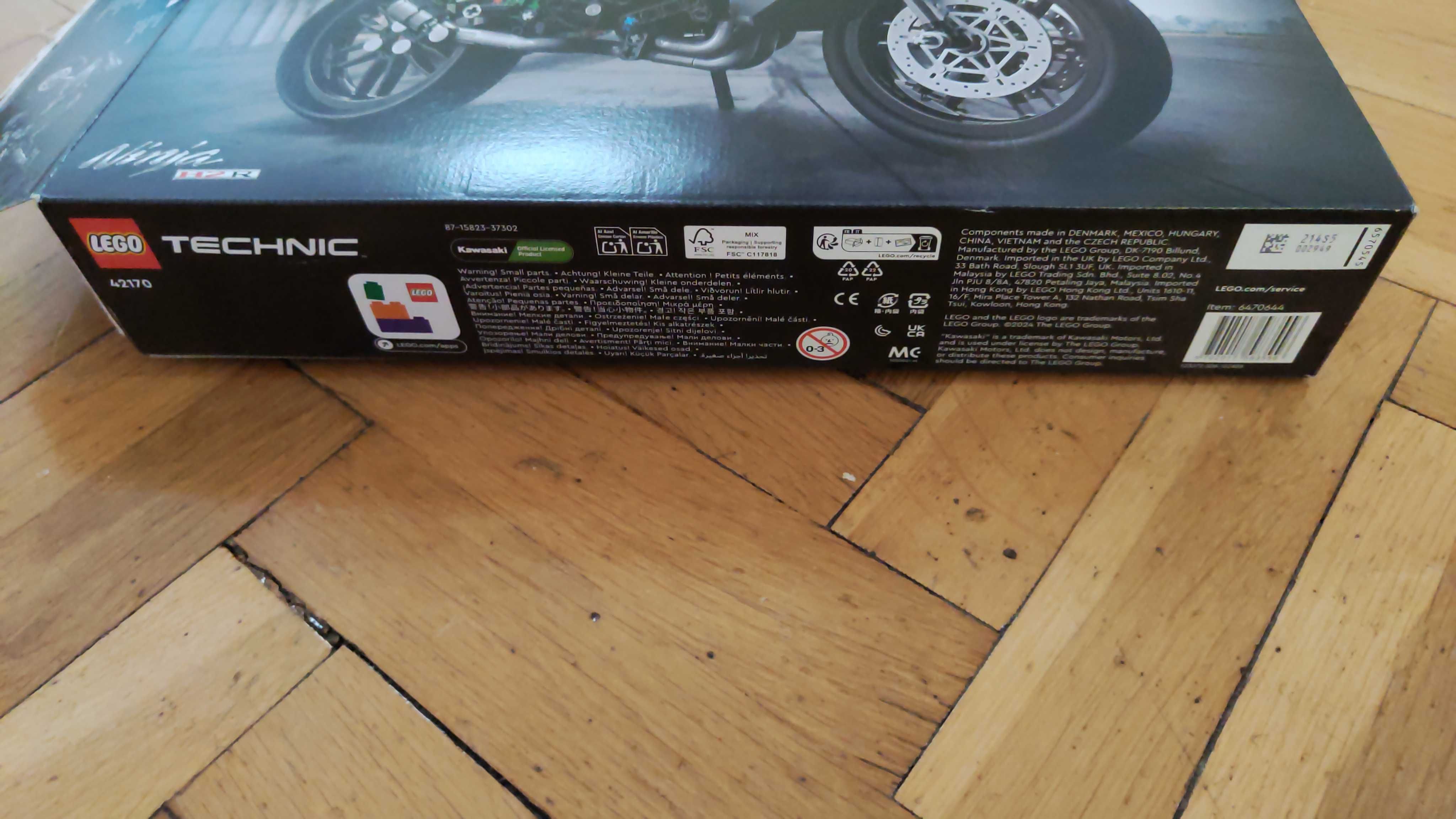 pudełko po LEGO technic kawasaki ninja 42170
