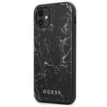 Guess Guhcp12spcumabk iPhone 12 mini 5,4" czarny/black hardcase Marble