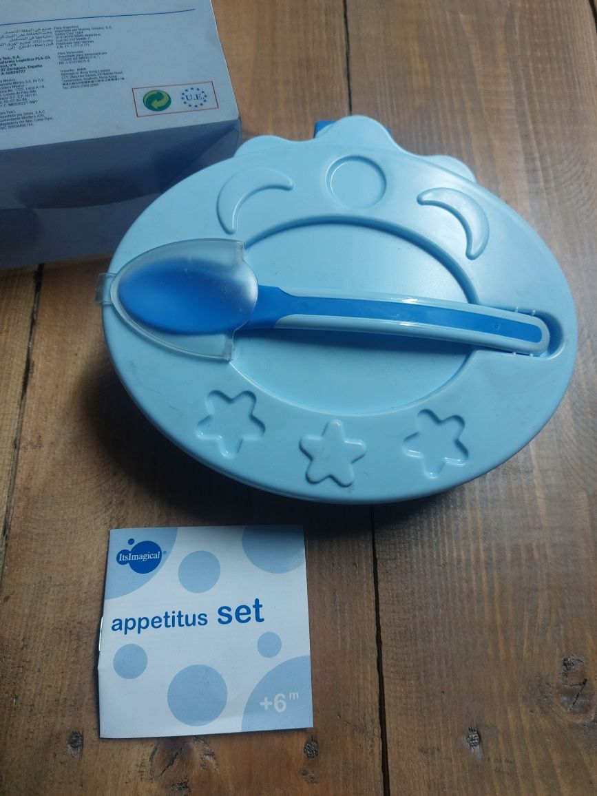 Set Alimentação Bébé + copo always learning Azul