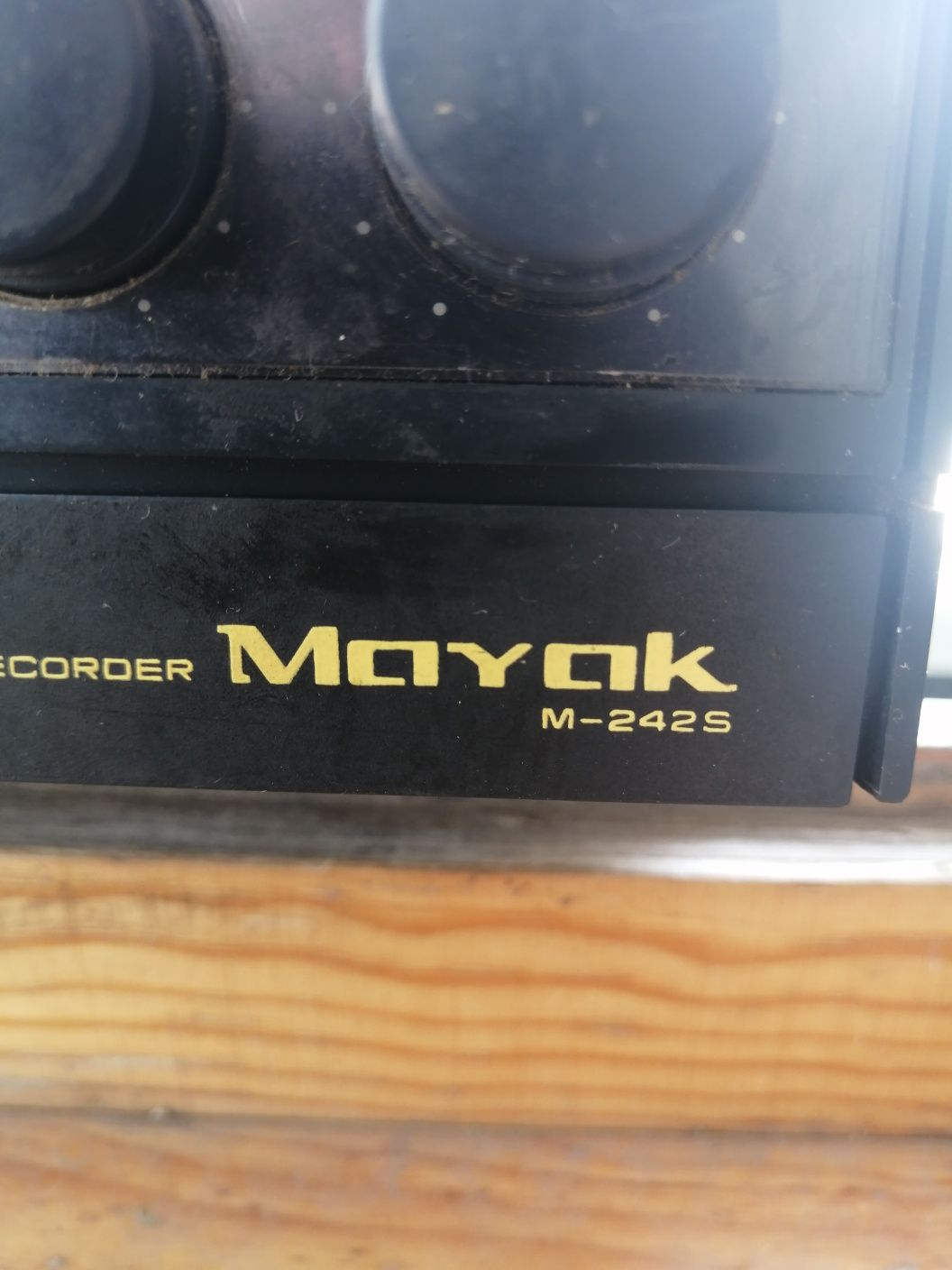 Магнитофон Маяк 242с двукассетный.