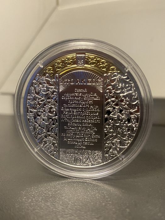 Срібна монета "Архангел Михаїл"