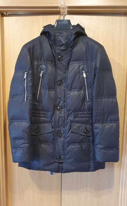 VISTULA Kurtka zimowa męska puchowa z kapturem rozmiar M 50