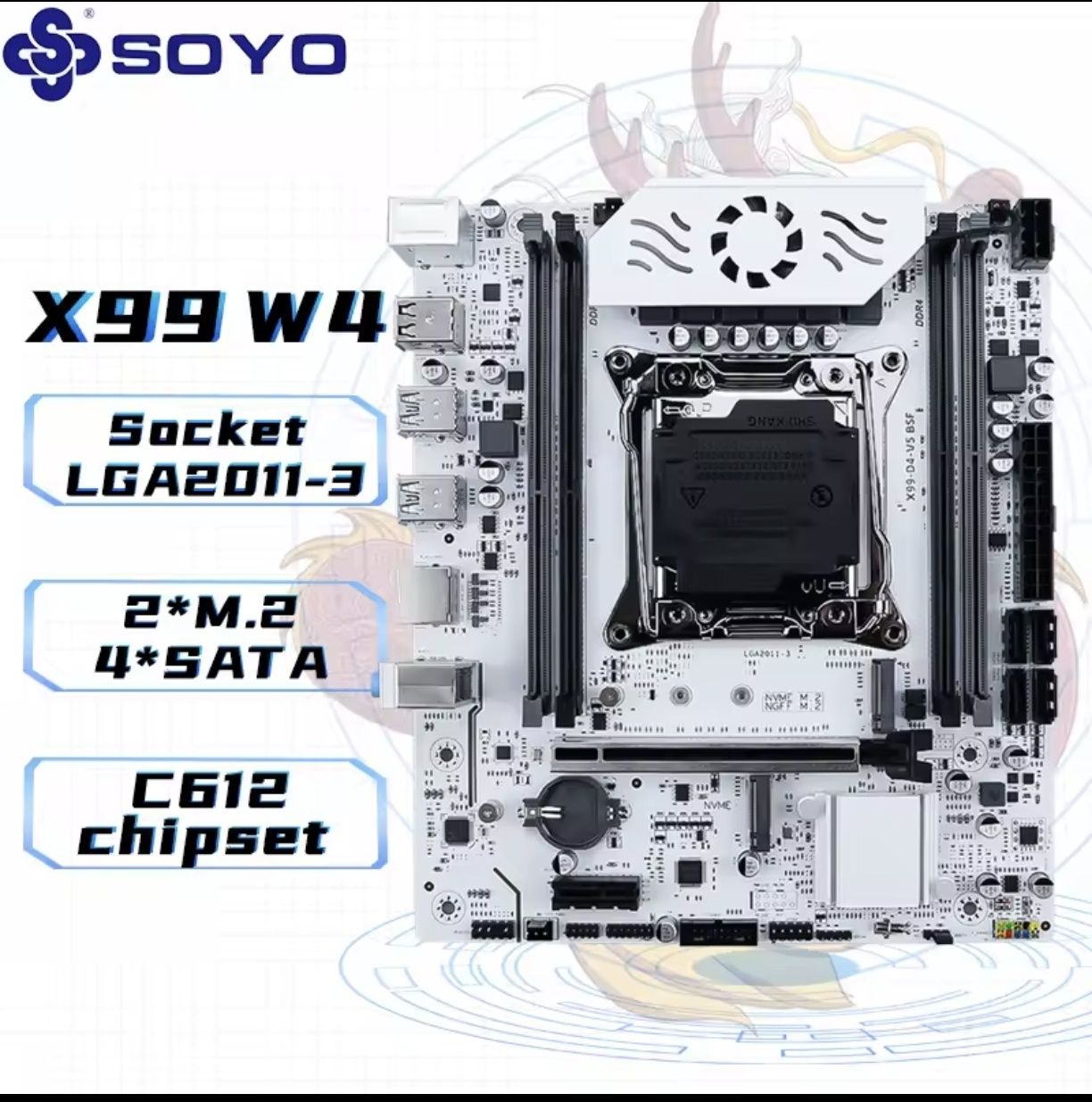 Soyo x99 Lga 2011-3 płyta główna xeon