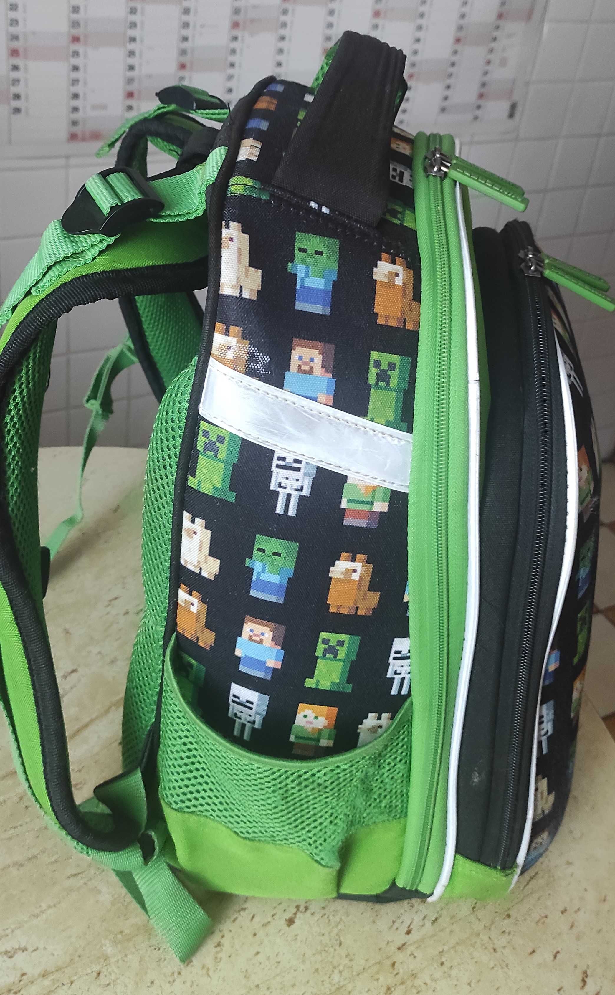 Plecak Minecraft + worek+śniadaniówka