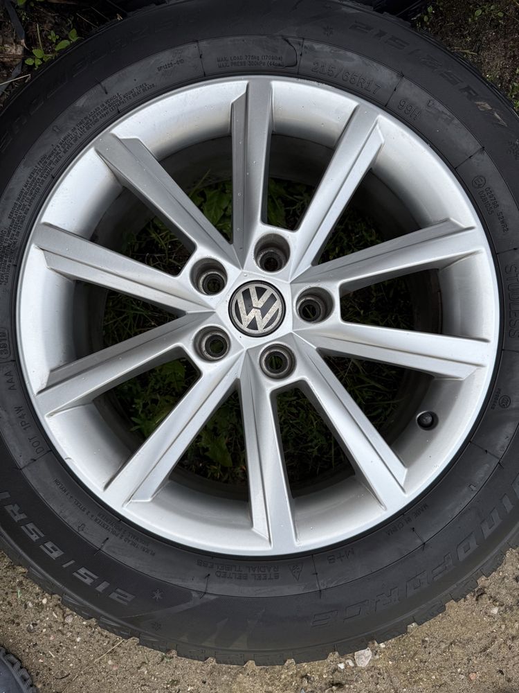 Kola zimowe VW Audi Skoda Seat 215/65R17