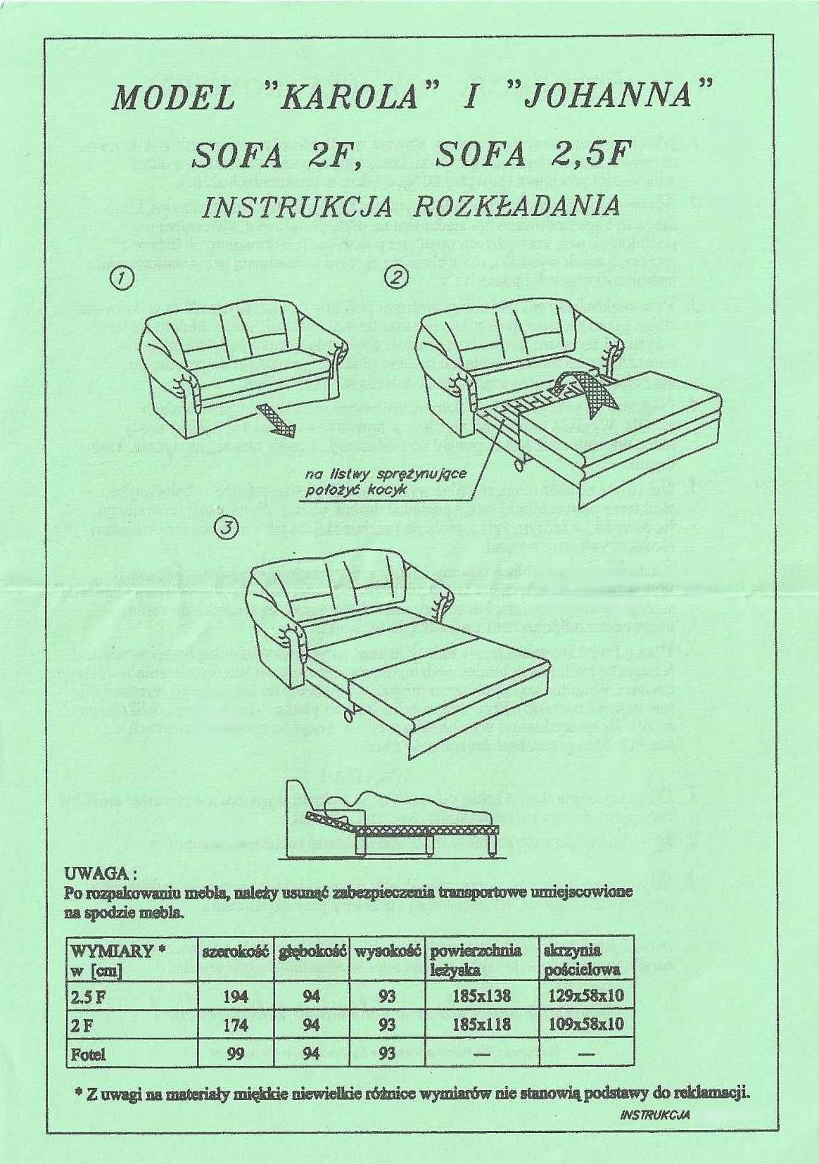 Skórzany zestaw wypoczynkowy  2x Sofa i fotel kolor mięta