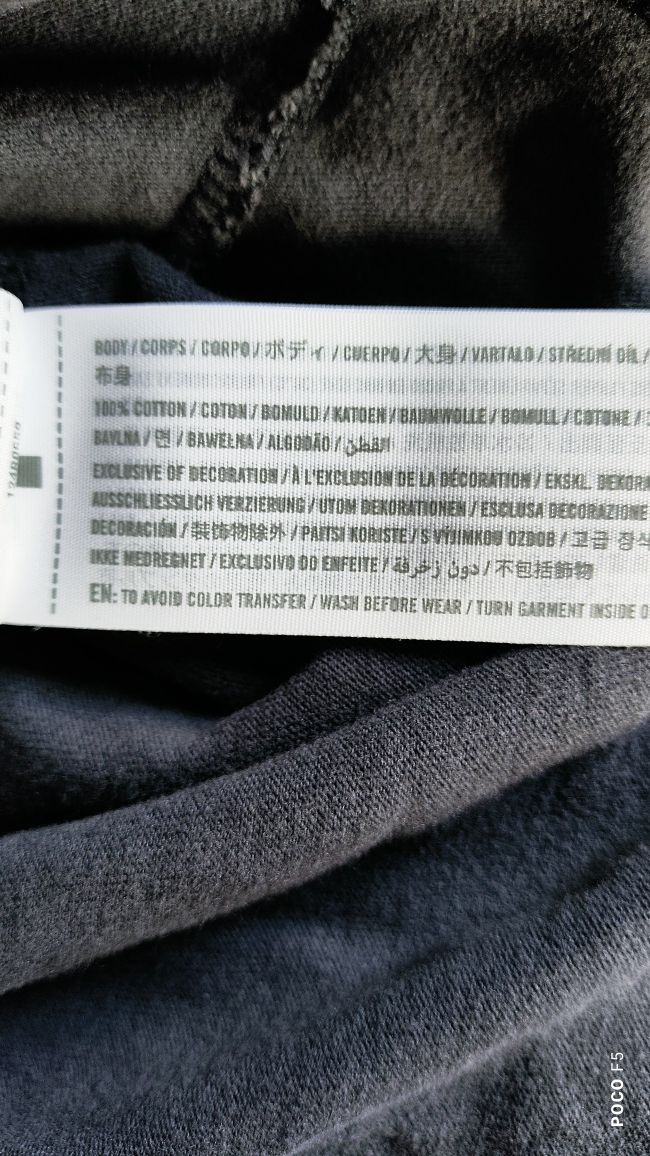 Abercrombie & Fitch 5-pak t-shirt XXL czarny khaki beżowy ecru i biały
