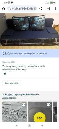 Tapczanik młodzieżowy star wars