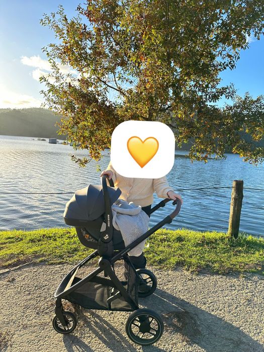 Carrinho Maxi Cosi Zelia 3 com babycoque e isofix