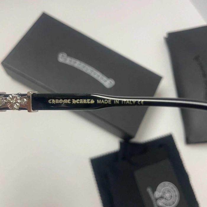 Окуляри Chrome Hearts з тонкою оправою очки хром хартс