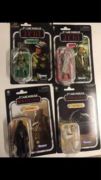 Star Wars action figures Darth Vader Leia Han Solo Yoda