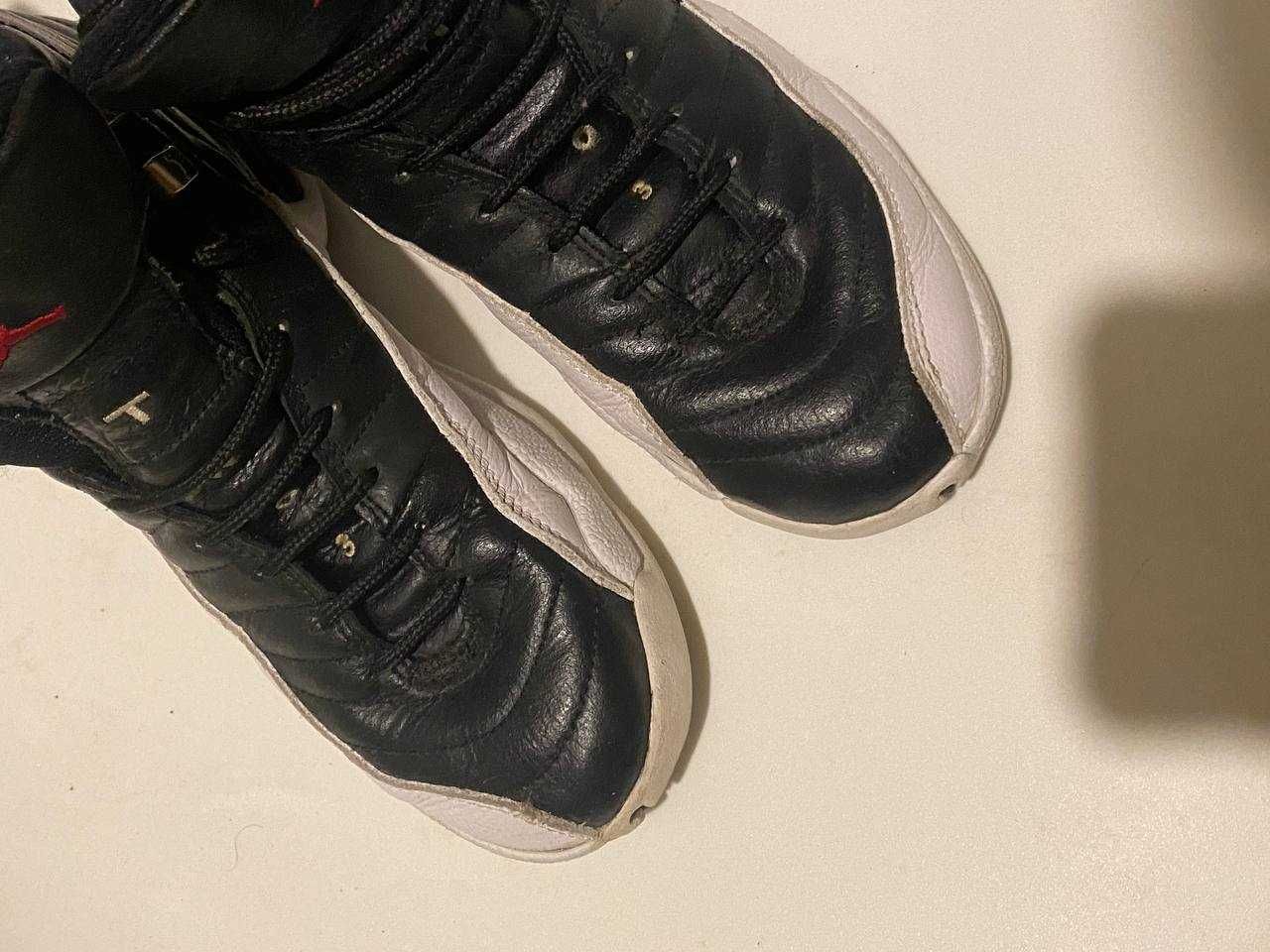 Air Jordan 12 Retro Playoffs BLACK/WHITE 38 рр 24 см КРОССОВКИ