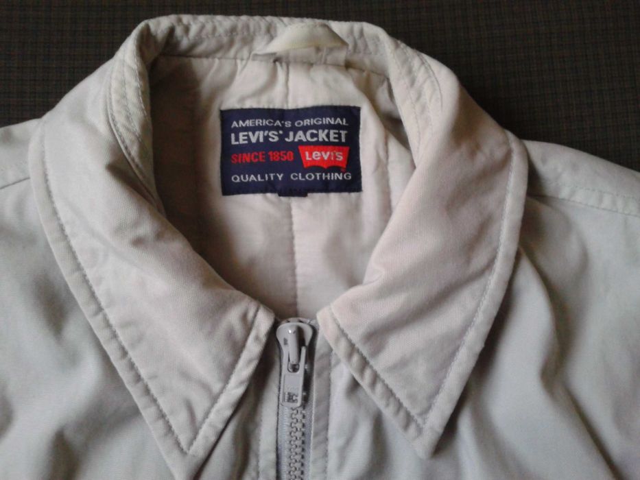 kurtka levi's jacket jak nowa super stan  biala tania  wysylka
