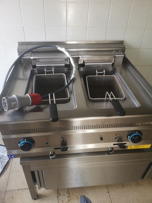 Fogão electrico e fritadeira industrial