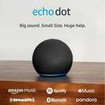 Умная колонка акустическая система Amazon Echo Dot Black