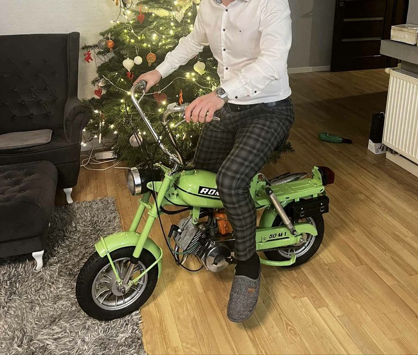 Motorynka/Motorower ROMET M1. Egzemplarz odrestaurowany, rok 1978