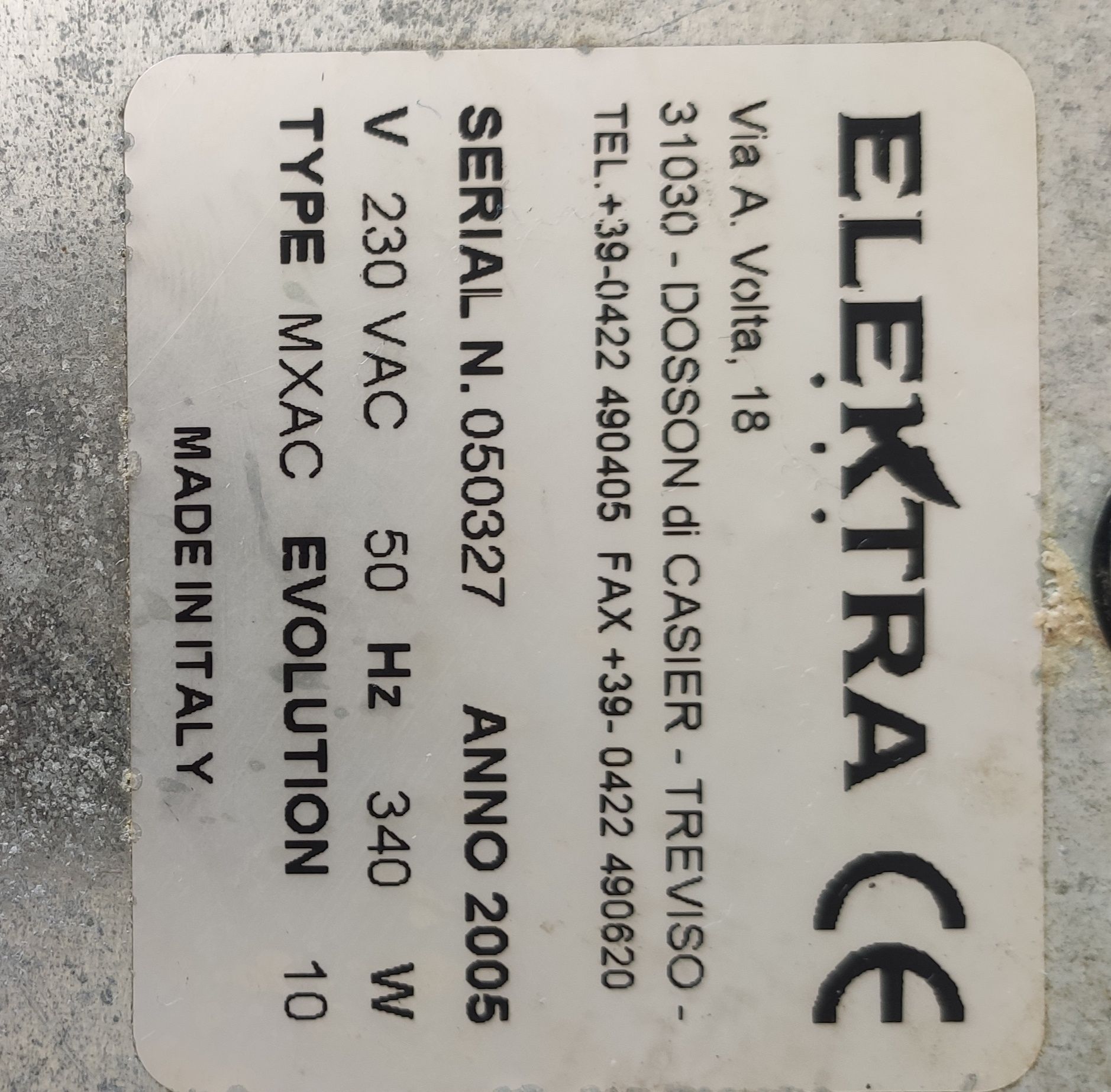 Кофемолка профессиональная ELEKTRA