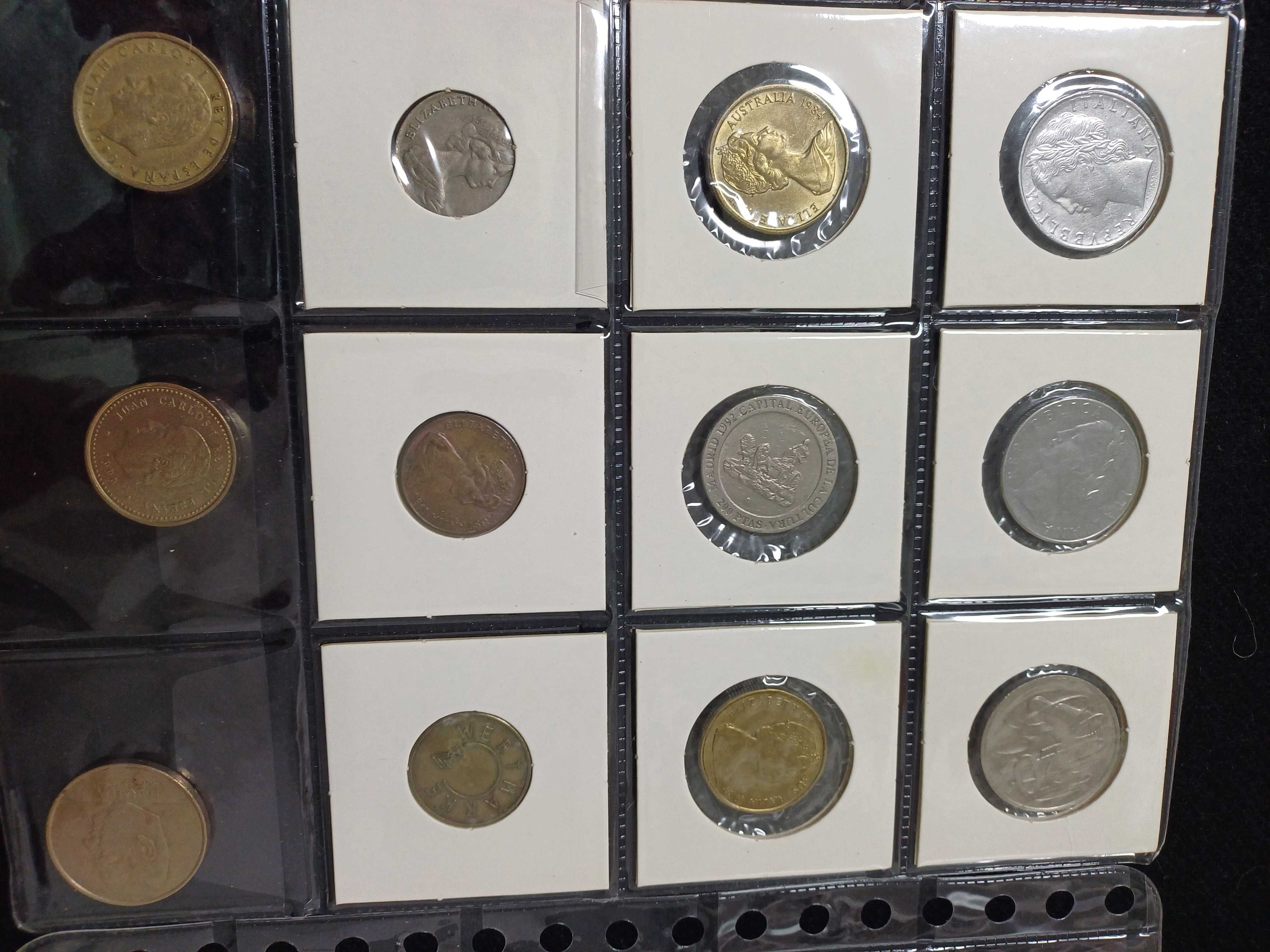 Moedas de vários países 51 unidades