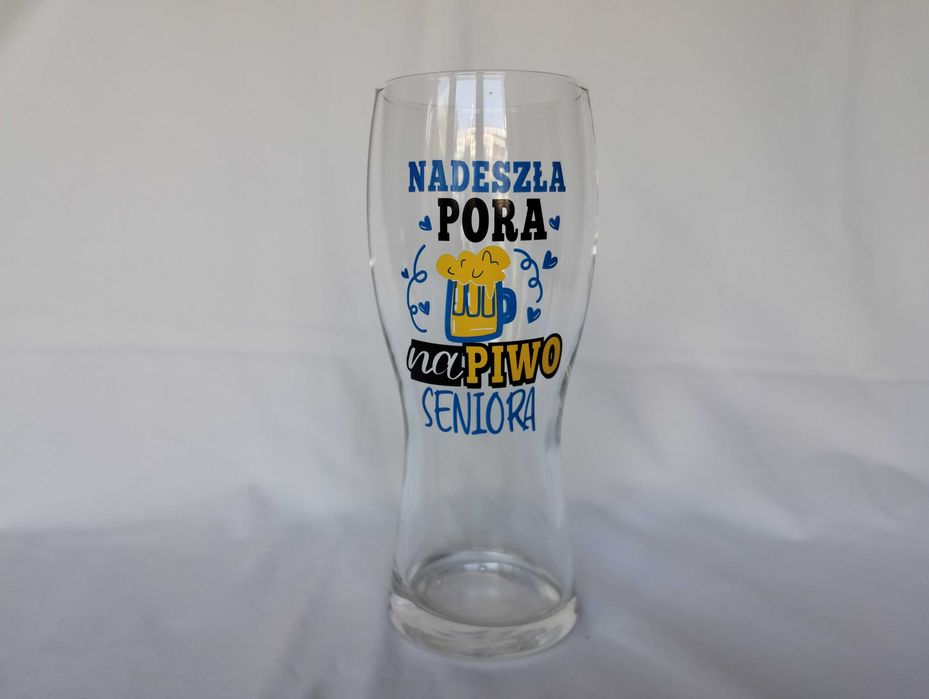 Pokal szklanka do piwa Nadeszła pora na piwo seniora