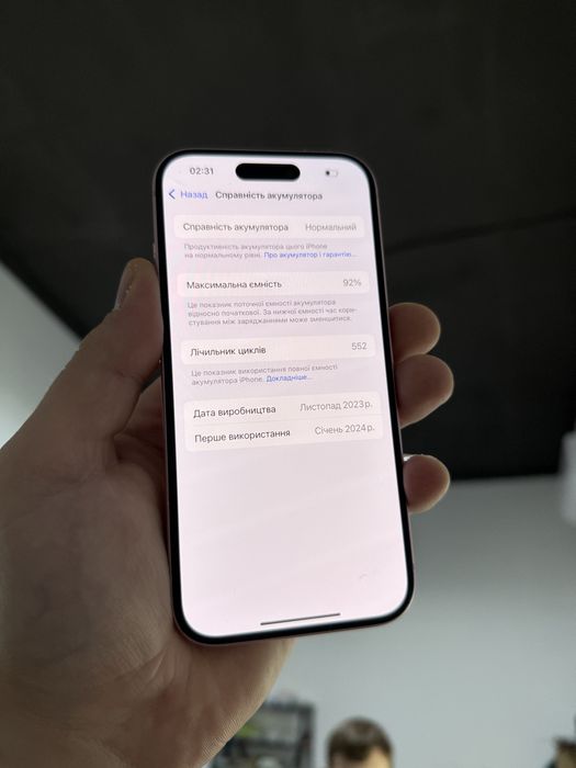 Apple iphone 15 128 gb Neverlock айфон 15 92%