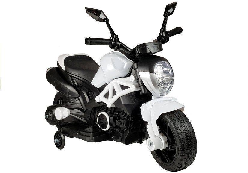Motocykl Motor elektryczny jeździk dla dzieci na Akumulator  Biały