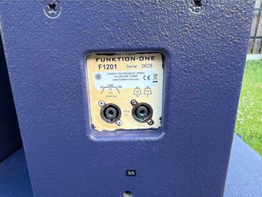 Funktion One 1 F1201 Kolumny 350 WATT 135db krystaliczny dźwięk  DOWÓZ