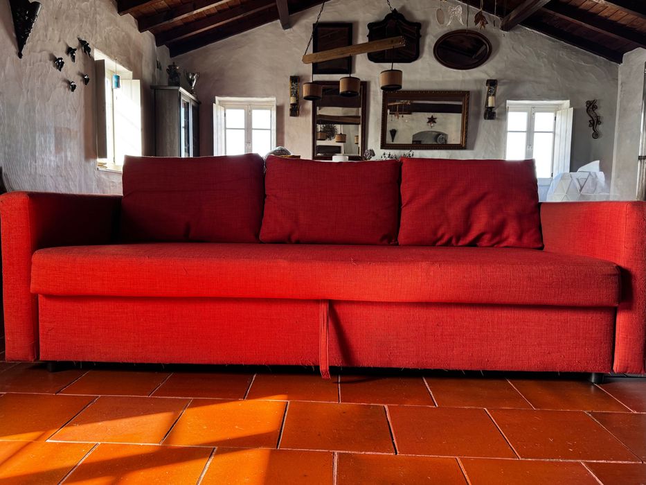 Sofá-cama 3 lug.IKEA FRIHETEN (usado)