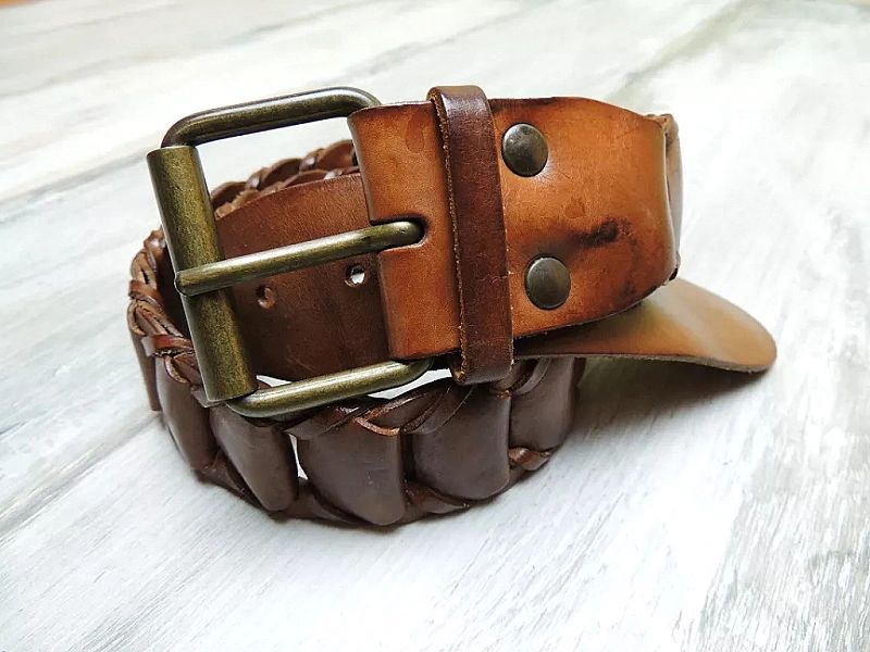 Pasek Gerard Darel Skóra Rock Glam Punk Gothic Skórzany Premium Belt