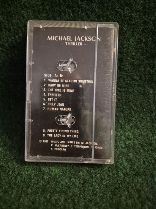 Michael Jackson Thriller kaseta audio