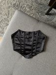 Czarny gorset S/M