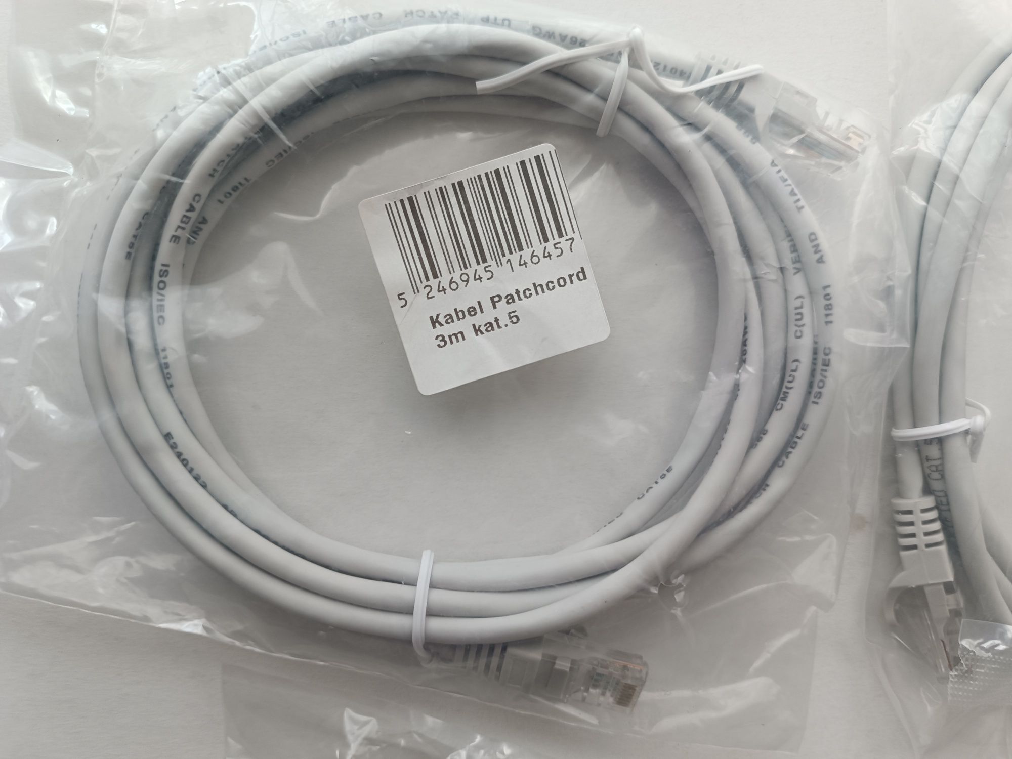 Kable sieciowe LAN i USB