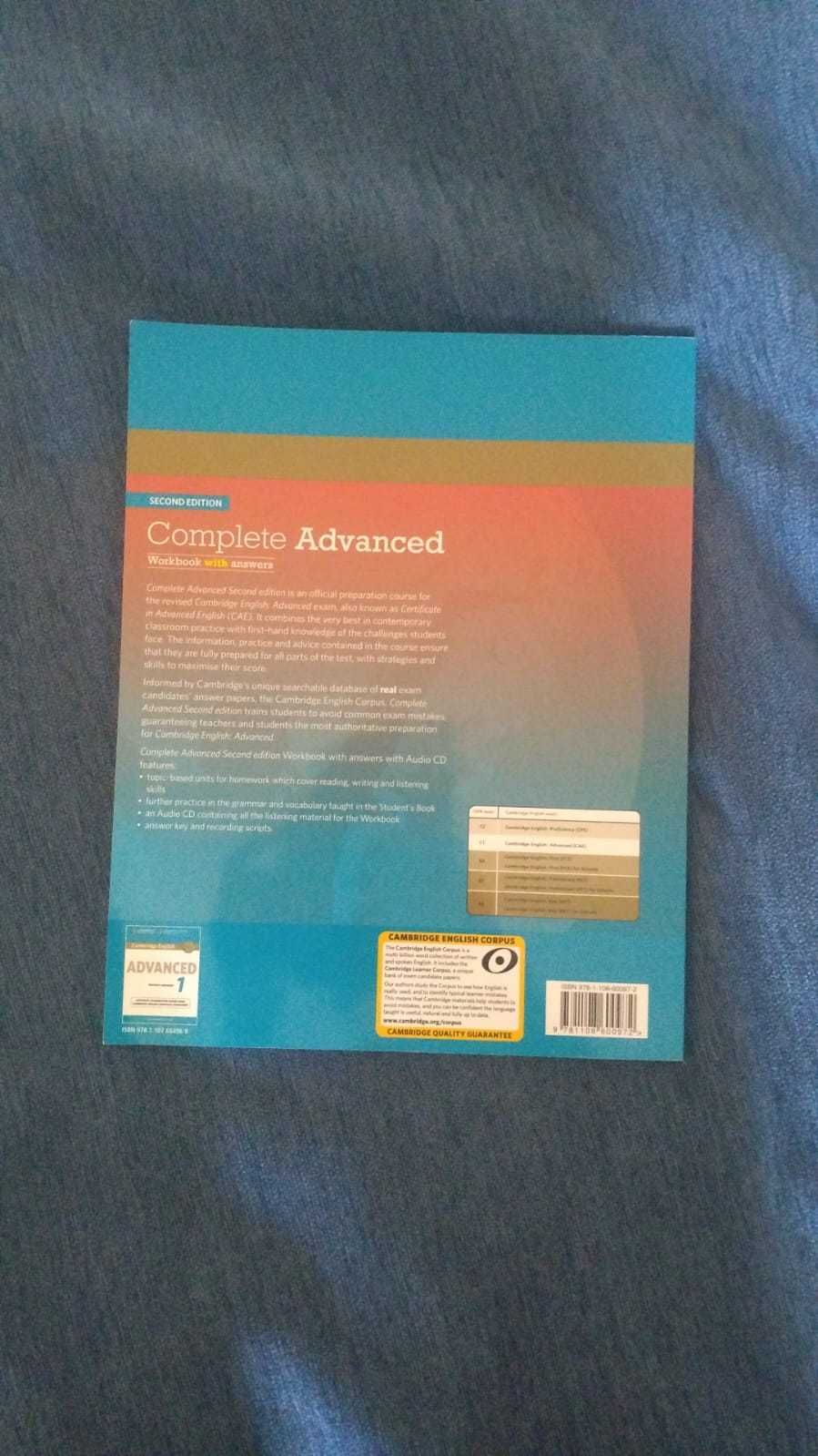 caderno de atividades do livro do advanced (Cambridge School)