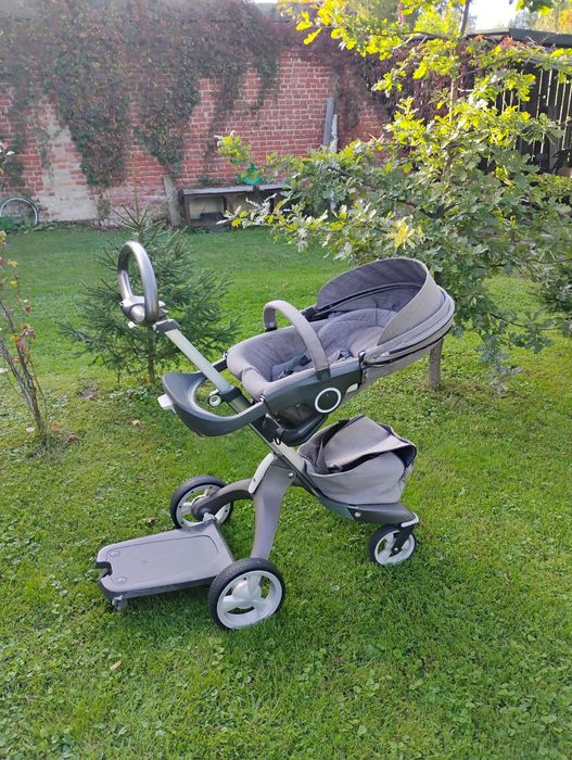 Wózek Stokke Xplory, spacerówka, gondola, adaptery, 2 w 1