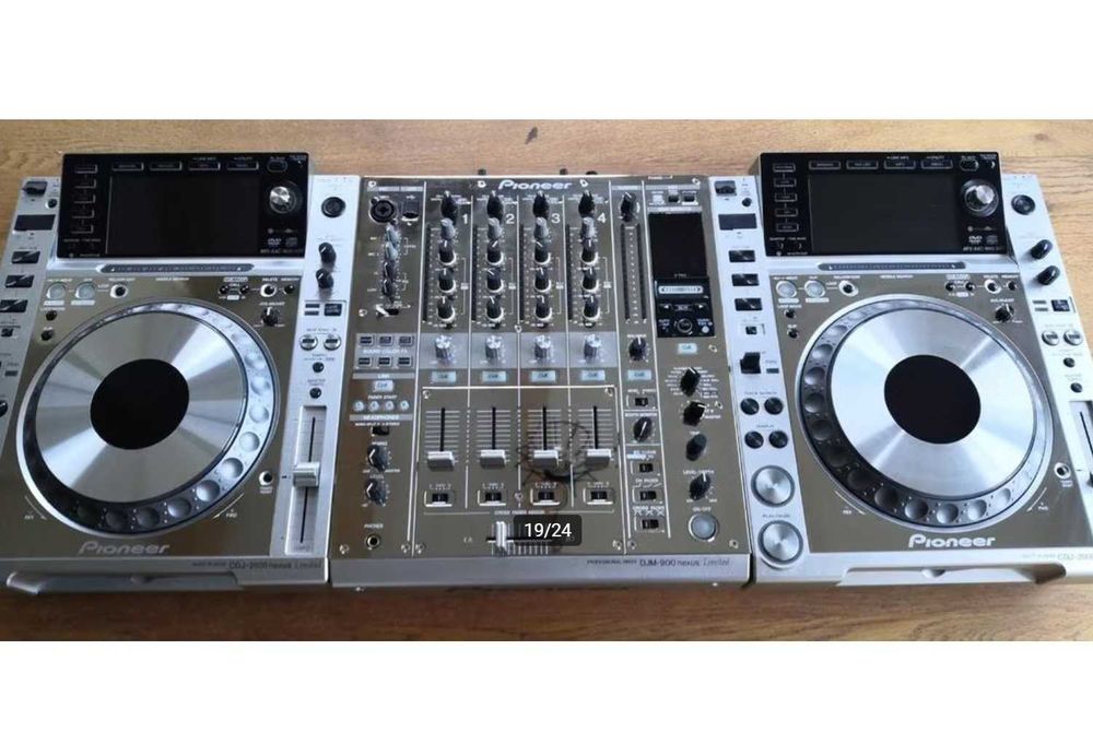 Pioneer CDJ 2000 Nexus DJM 900 RMX 1000 Platinum limited edition GWARA