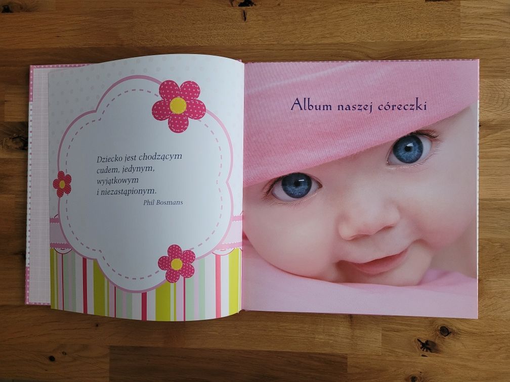 Książka "Album mojej córeczki" pamiątka narodzin dziecka