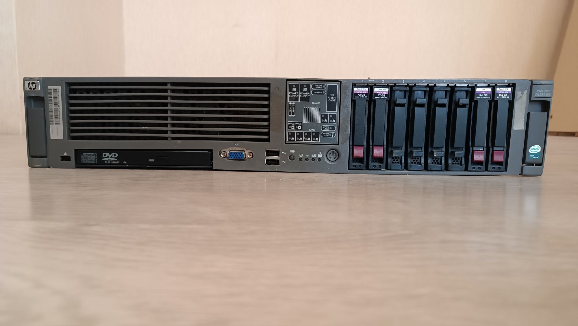 Сервер НР DL380 G5