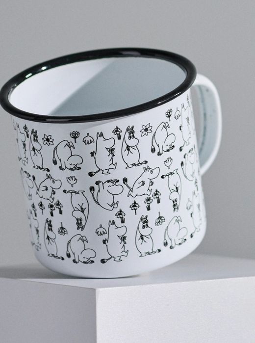 Kubek metalowy muminki