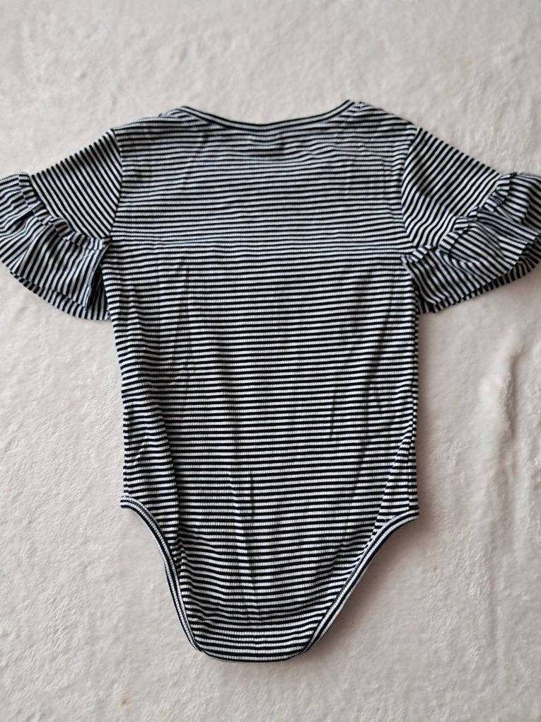 Body bawełniane Zara rozmiar 122 paski