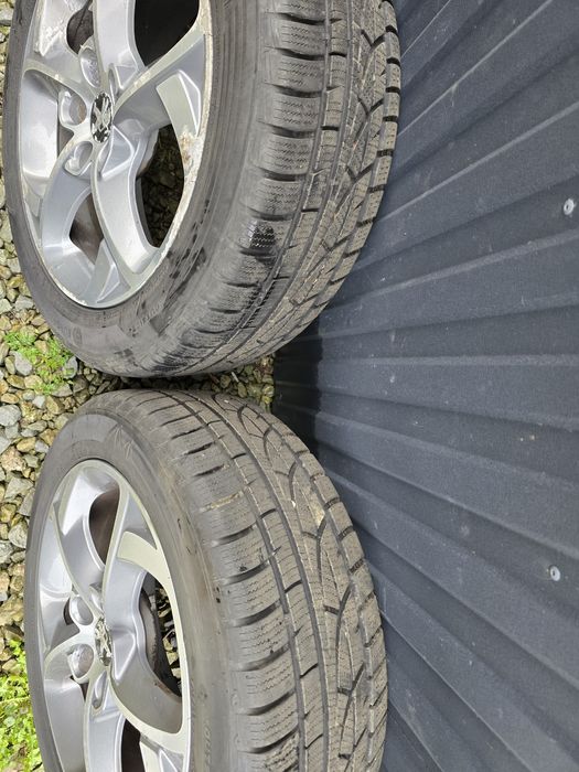 Alufelgi komplet 215/55/17 peugeot 4x108