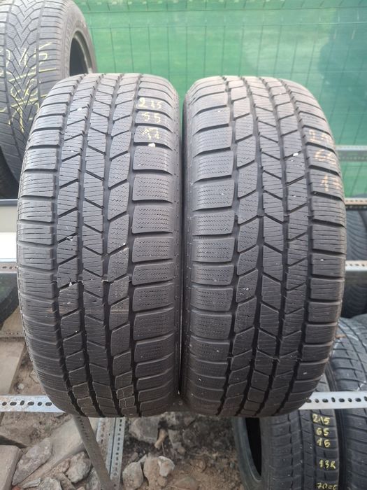 2x opony zimowe 215/55r17 2019r continental