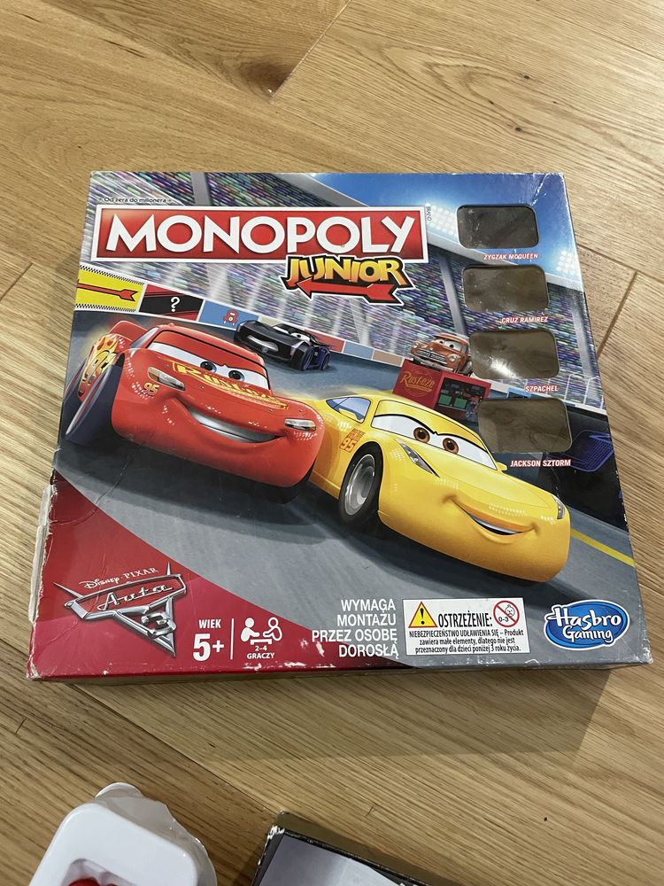 Monopoly junior auta