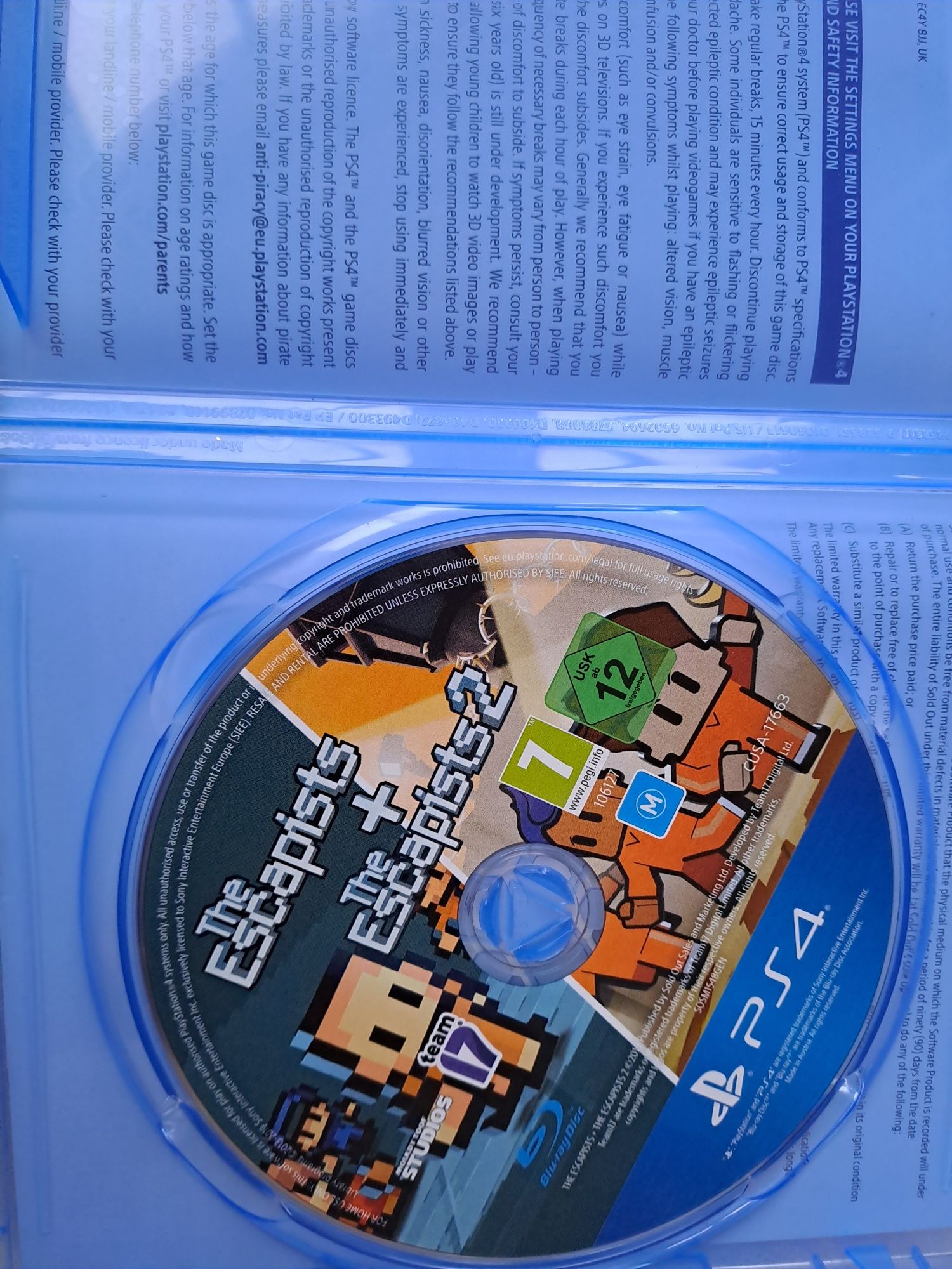 Gra Escapists +Escapists 2 na Ps4