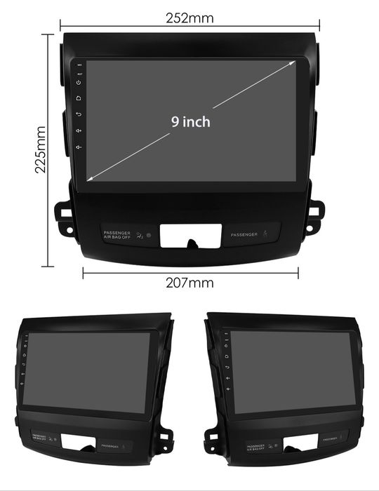 Radio Android Mitsubishi Outlander Citroën C-Crosser Peugot 4007