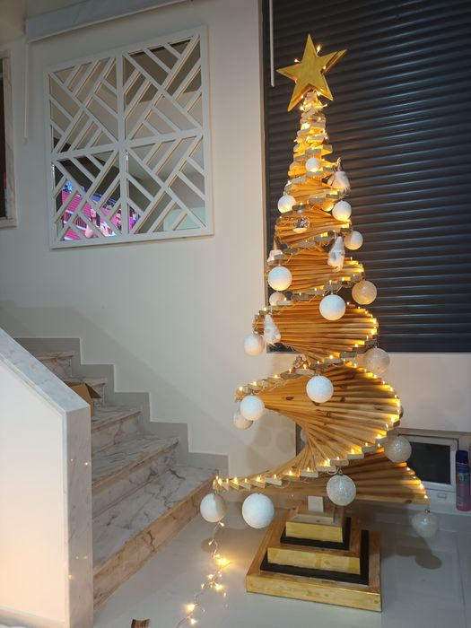 Árvore de natal de madeira