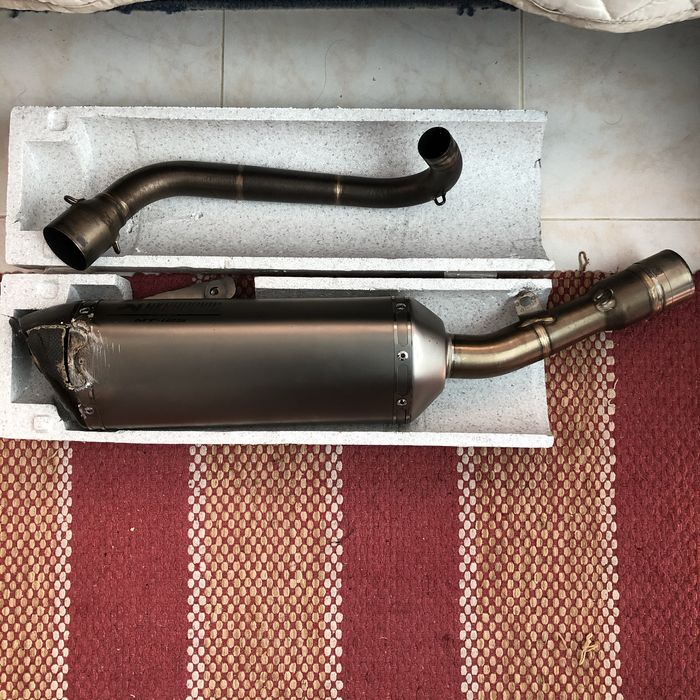 Linha de escape completa Akrapovic para yamaha MT 125