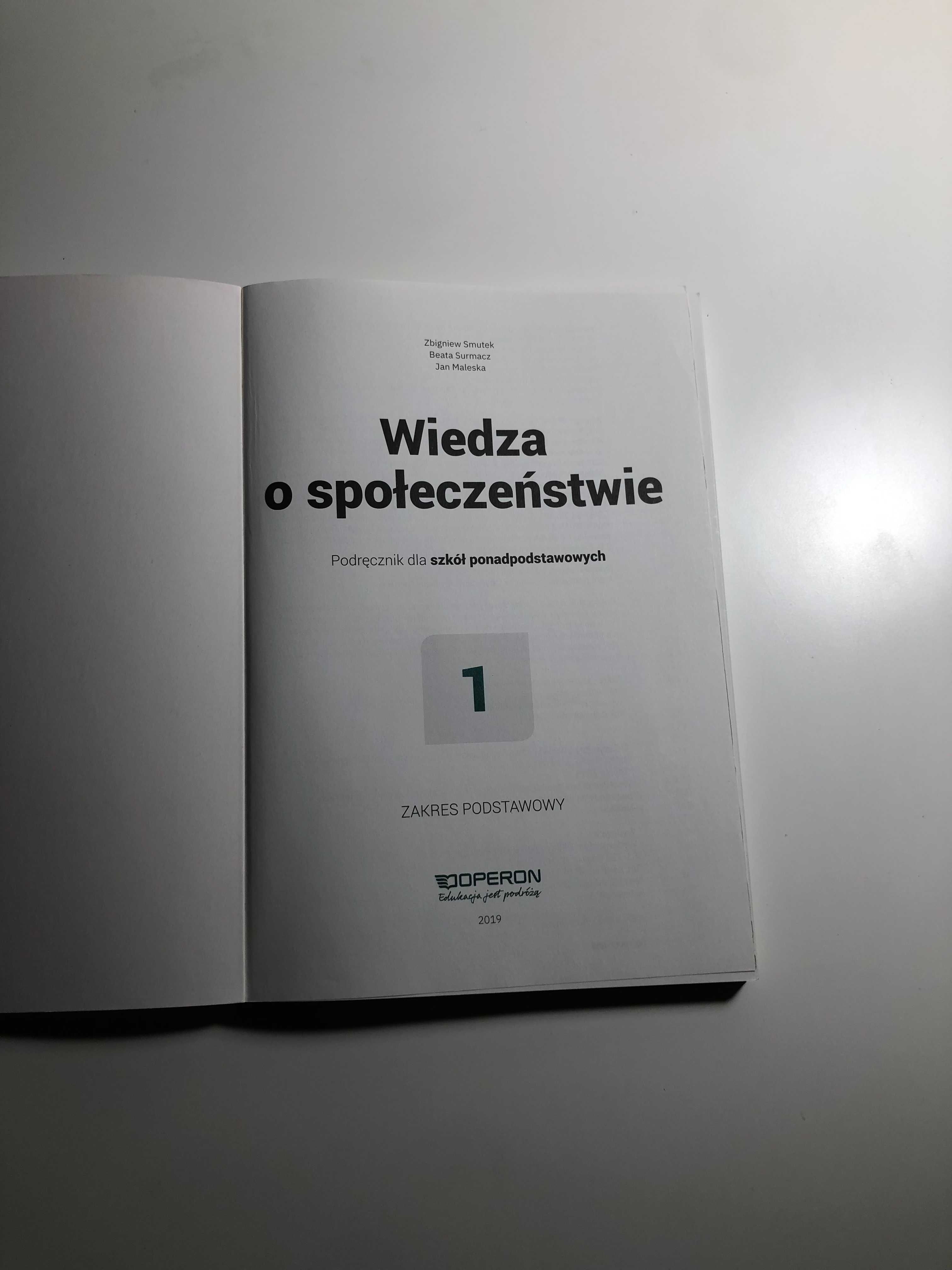Podręcznik wiedza o społeczeństwie 1. Zakres podstawowy